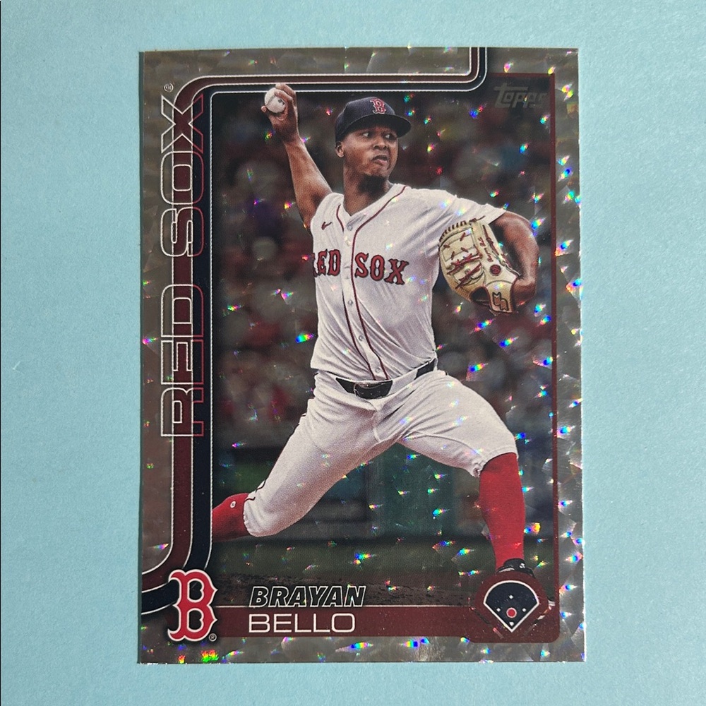 2025 Topps series 2 Silver Sparkle, Red Sox Brayan Bello Card #540